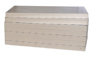 Pak PIR 100mm dik Rd 4,50 - Recticel Silver - aluminium cachering - 600x1200mm 5pl/pak = 3.6m2