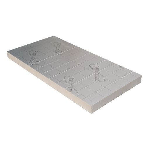 Pak PIR 90mm dik Rd 4,05 - Recticel Silver - aluminium cachering - 1200x2400mm 14pl/pak = 40,32m2